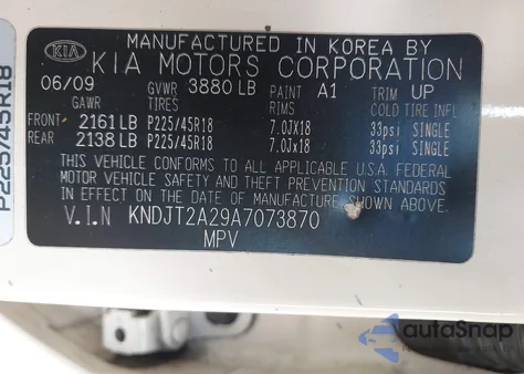 2010 Kia Soul ! from USA, damaged, VIN KNDJT2A29A7073870